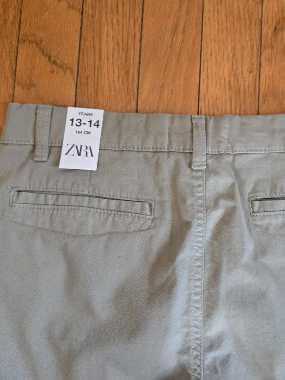Zara Boys Chino Shorts Size 13-14 NWT